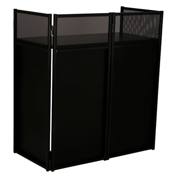 Innox FlexBooth 200 BK – Komplettes, zusammenklappbares DJ-Pult inklusive Tasche, schwarz