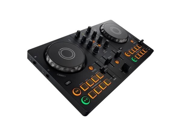 AlphaTheta DDJ-FLX2 – Contrôleur DJ 2 voies rekordbox et Serato DJ, USB-C, noir