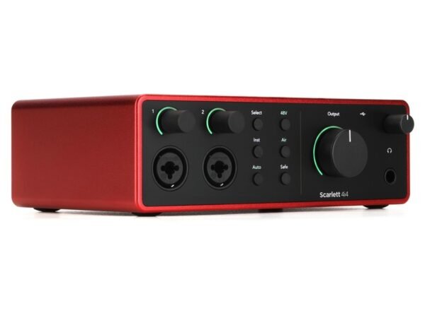 Focusrite Scarlett 4i4 4th Gen – interfaces audio et monitoring