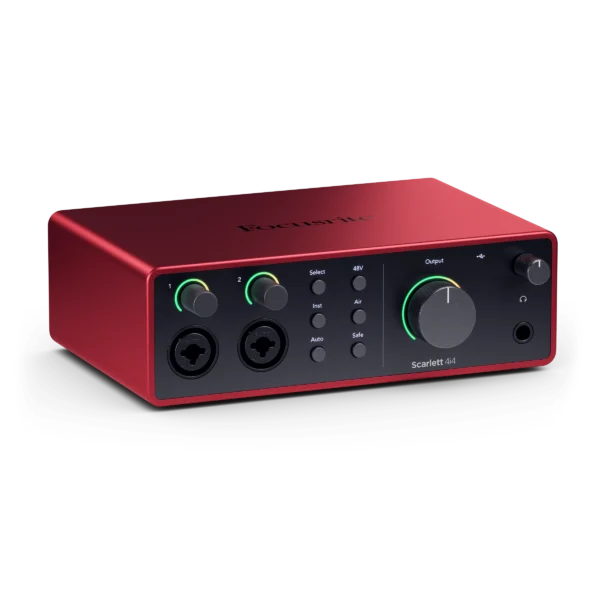 Focusrite Scarlett 4i4 (4. Generation) – Audio-Interfaces und Monitoring-Lösungen