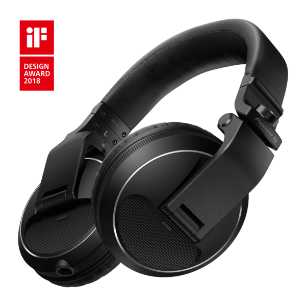 Pioneer DJ HDJ-X5-K – Ohrumschließender DJ-Kopfhörer, schwarz