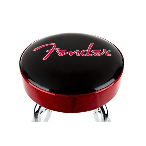 Fender RED SPARKLE LOGO BAR STOOL 30