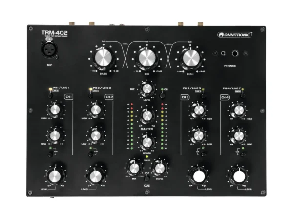 Omnitronic TRM-402 – Rückansicht