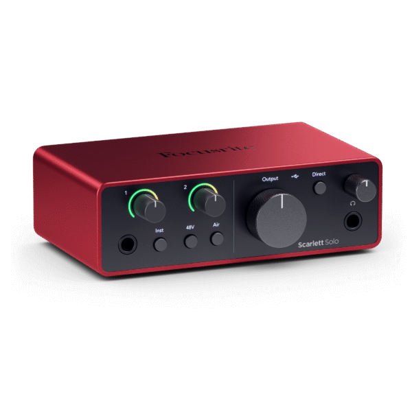 Focusrite Scarlett Solo (4. Generation) – Audio-Interfaces und Monitoring-Lösungen