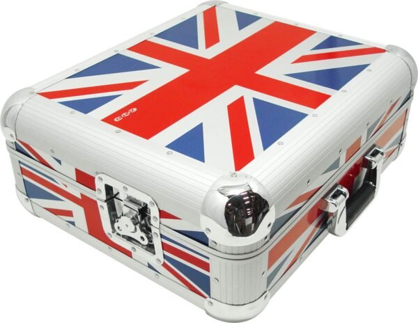 Zomo SL-12 UK – Flightcase für DJ-Plattenspieler, Union Jack
